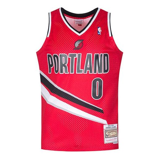 Jersey Mitchell & Ness Mitchell & Ness Portland Blazers Retro Fan Edition Jersey Röd | SMJY3457-PTB12DLIUNRD