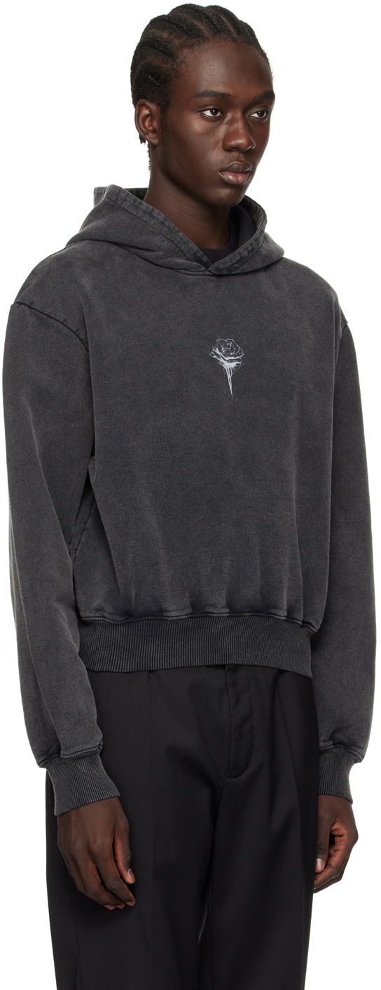 Sweatshirt Han Kjøbenhavn Han Kjobenhavn Rose Hoodie Svart | M-133219, 1