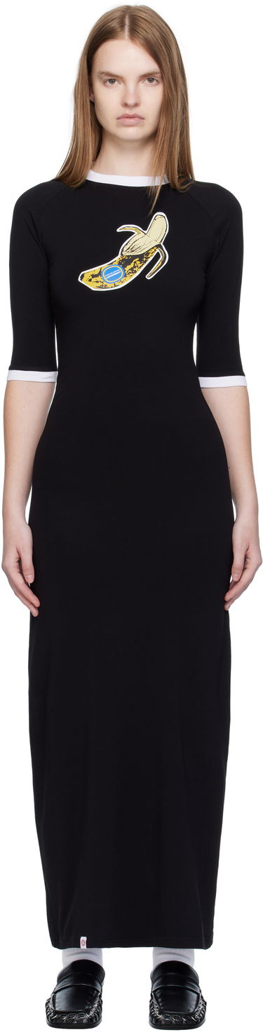 Klä Charles Jeffrey Loverboy Charles Jeffrey LOVERBOY Raglan Baby Tee Midi Dress Svart | 52060401, 0