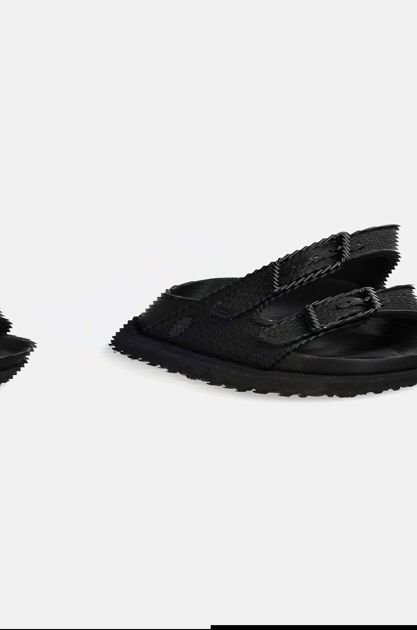 Sneakers och skor Birkenstock Birkenstock 1774 Arizona Raffia Luxe Slides Svart | 1028834, 0