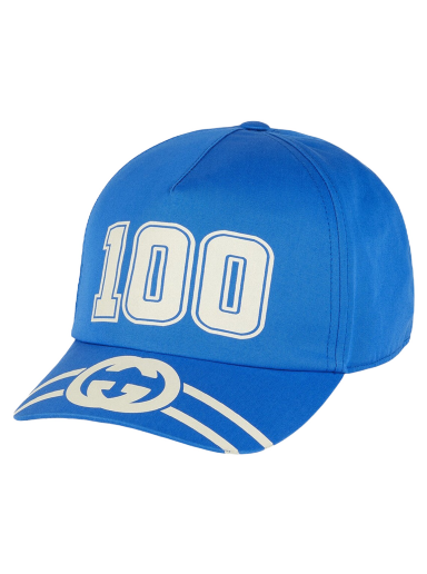 Keps Gucci 100 Baseball Velcro Strap Cap Blå | ‎673081 4HAKR 4368