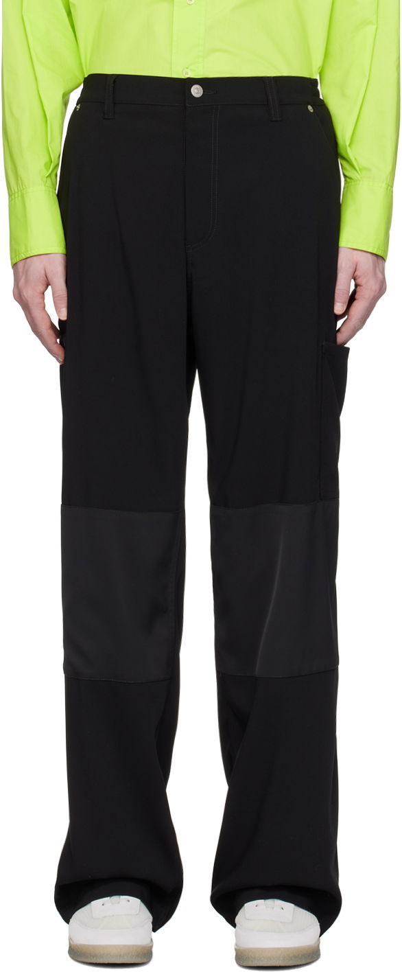 Byxor Maison Margiela MM6 Pocket Trousers Svart | SH0KA0003 S78536