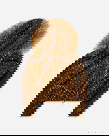 Sweatshirt GUESS Faux Fur Trim Crushed Velour Hoodie Brun | W5BQ04W0260 G1EM, 2