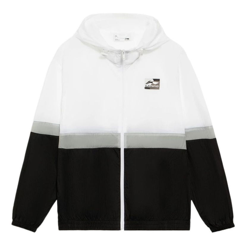 Vindjacka Li-Ning Color Block Woven Windbreaker Svart | AFDS309-3