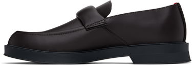 Skovård BOSS Hugo Embossed-Logo Loafers Brun | 50536253, 2