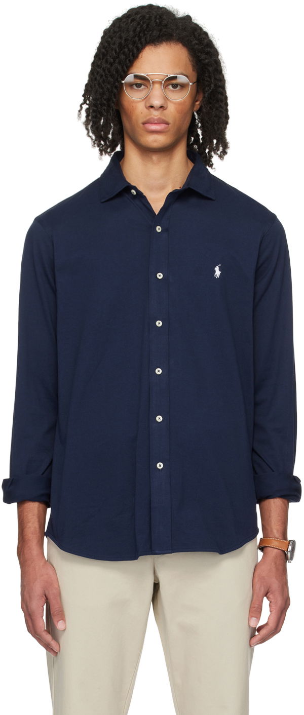 Skjorta Polo by Ralph Lauren Embroidered Shirt Mörkblå | 710899386003, 0