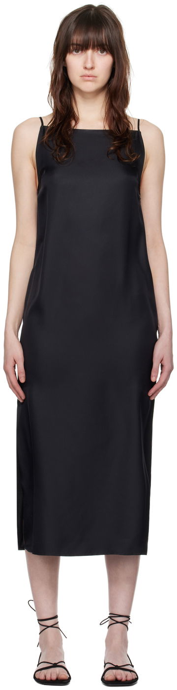 Klä Loulou de Saison Loulou de Saison Sulum Midi Slip Dress Svart | SULUM