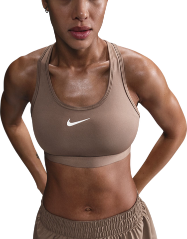 Behå Nike Nike Swoosh Medium Support Bra Brun | dx6821-233, 0