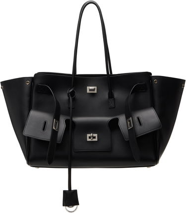 Tygpåse Balenciaga Balenciaga Bel Air Medium Carry All Bag Svart | 805481 2ABAW, 0