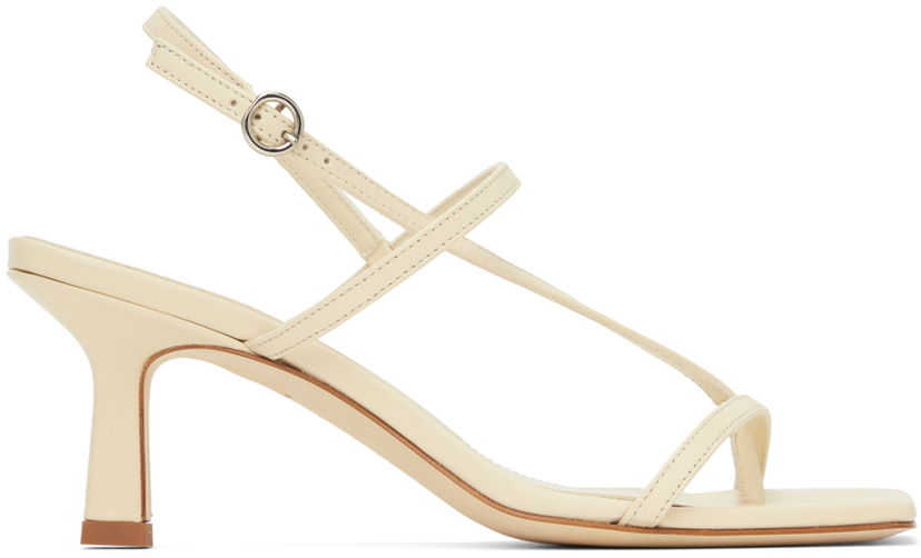 Tillbehör Aeyde Aeyde Elise Heeled Sandals Beige | A11-HS-ASTS65CI-0121-100-007