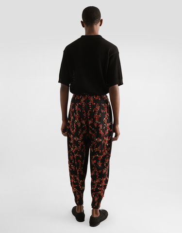 Polotröja Dolce & Gabbana Dolce & Gabbana Short-Sleeved Openwork Polo Shirt Svart | GXZ63TJBCFMN0000, 2