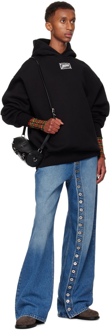 Sweatshirt Jean Paul Gaultier Jean Paul Gaultier Lace Label Hoodie Svart | 24/31-F-SW044I-J057-0001, 3