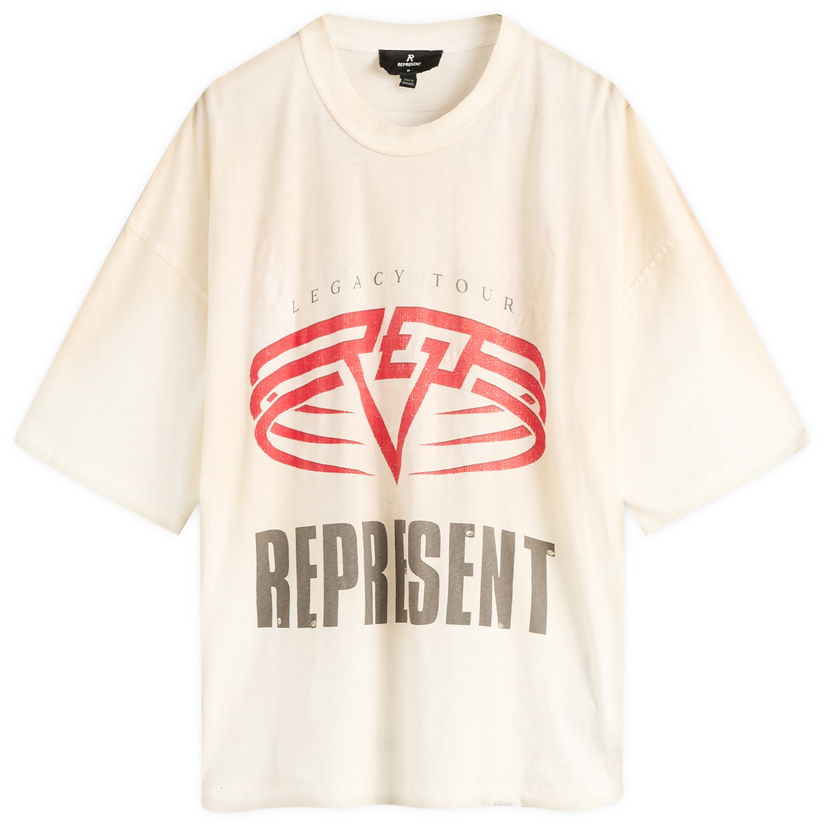T-shirt Represent Clo Represent Living Legacy Tour T-Shirt Vit | MLM100176-30