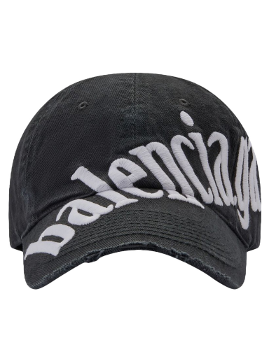 Keps Balenciaga Diagonal Baseball Cap Svart | 680738410B20107