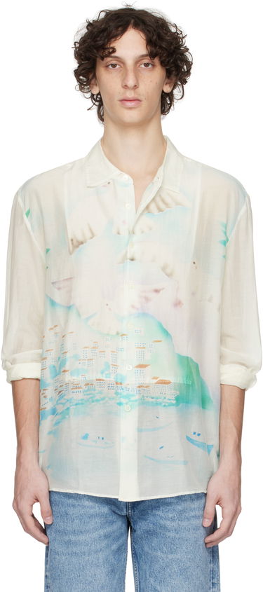 Skjorta OUR LEGACY Our Legacy Adorn Print Shirt Vit | M2252AS, 0