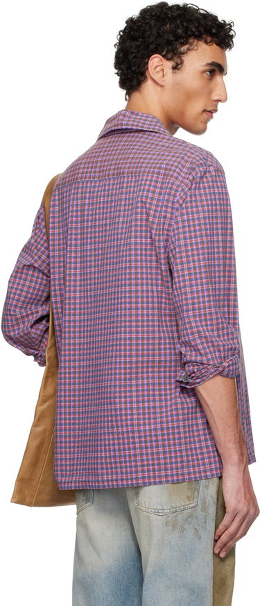 Skjorta OUR LEGACY Our Legacy Heusen Plaid Shirt Purpur | M2252HV, 2