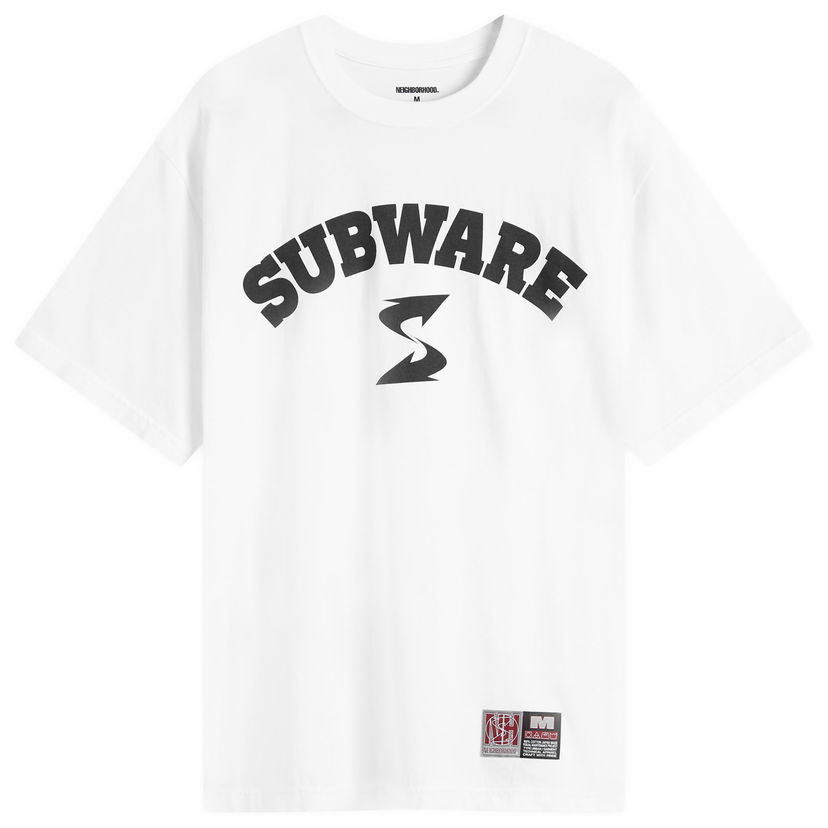 T-shirt Neighborhood Subware SS-3 Graphic T-Shirt Vit | 242PC49N-ST03-WHT