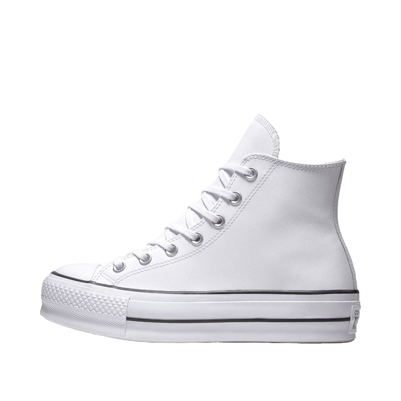Sneakers och skor Converse Chuck Taylor All Star Platform Leather High-Top Vit | 561676C