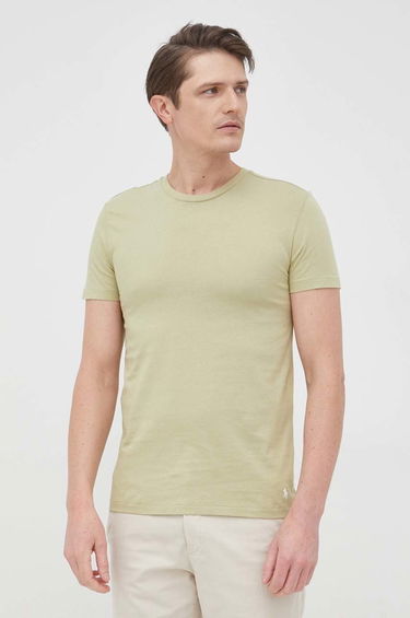 T-shirt Polo by Ralph Lauren Crew Base Layer Tee - 3 Pack Grön | 714830304013, 3