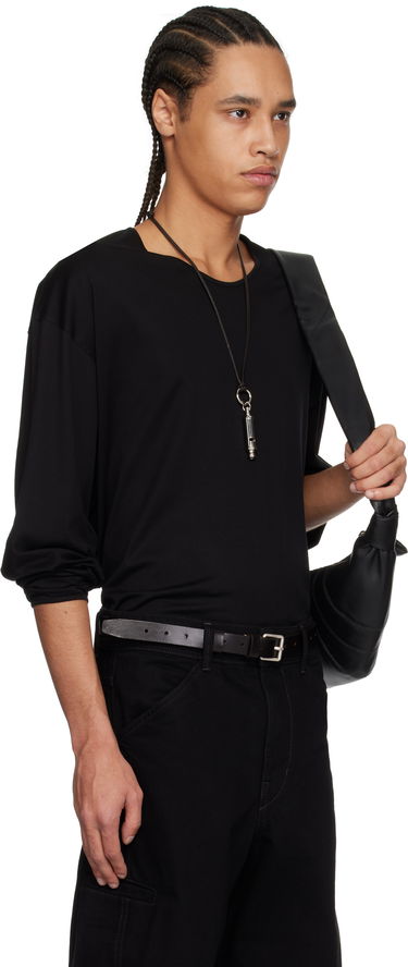 T-shirt LEMAIRE Lemaire Relaxed Long Sleeve T-Shirt Svart | TO1375 LJ1018, 1