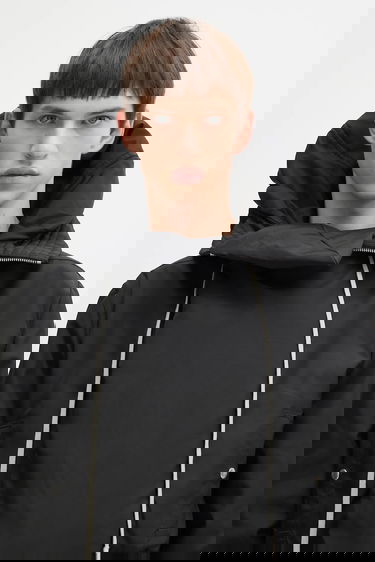 Parkas Rick Owens Rick Owens DRKSHDW Cropped Alice Parka Svart | DU02E7781.NCV, 4