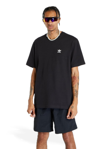 T-shirt adidas Originals Back+Front Trefoil Boxy Tee Svart | II5760
