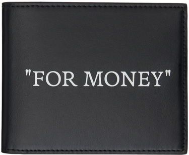 Plånbok Off-White Black Quote Bifold Wallet Svart | OMNC074C99LEA0011001, 0