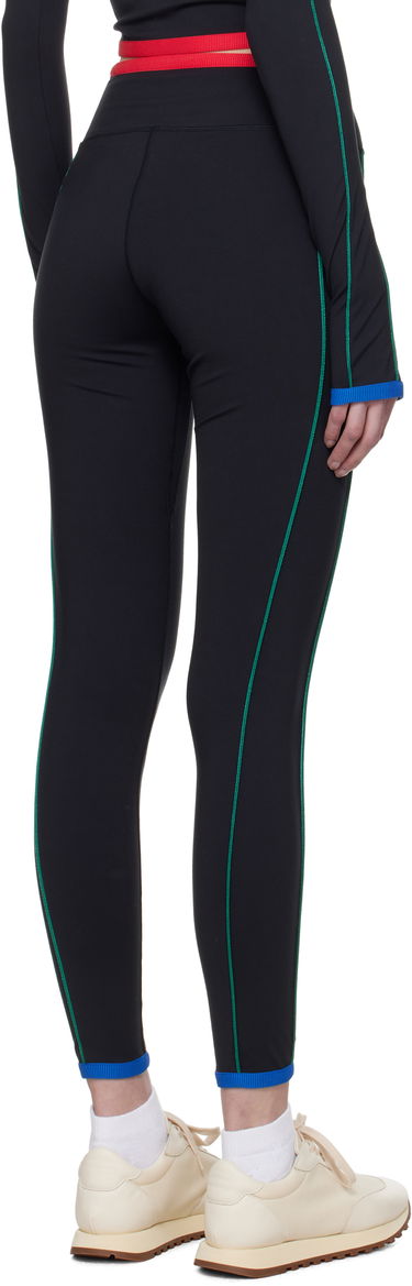 Damasker Casablanca Casablanca Contrast Trim Sport Leggings Svart | WPS25-ACT-028-01, 2