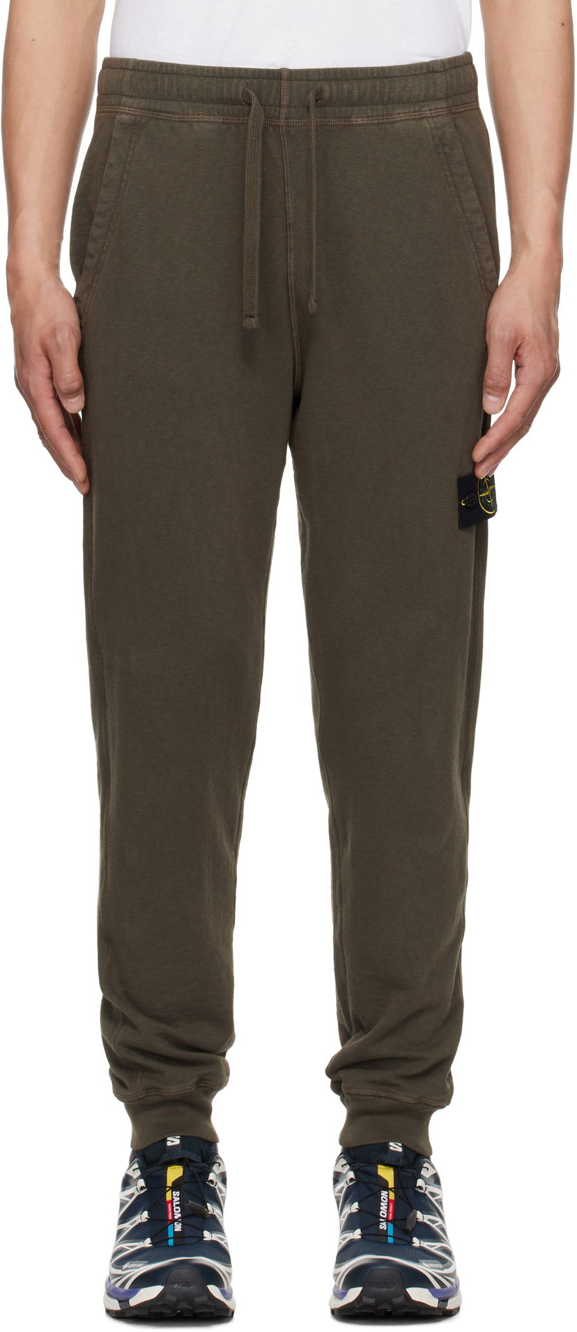 Träningsbyxor Stone Island Stone Island Malfilé Fleece Sweatpants Grön | K1S15 6200005 S0060