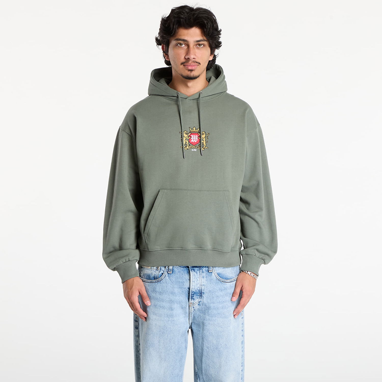 Sweatshirt Wasted Paris Wasted Paris Crest Hoodie Grön | WP_000290, 0
