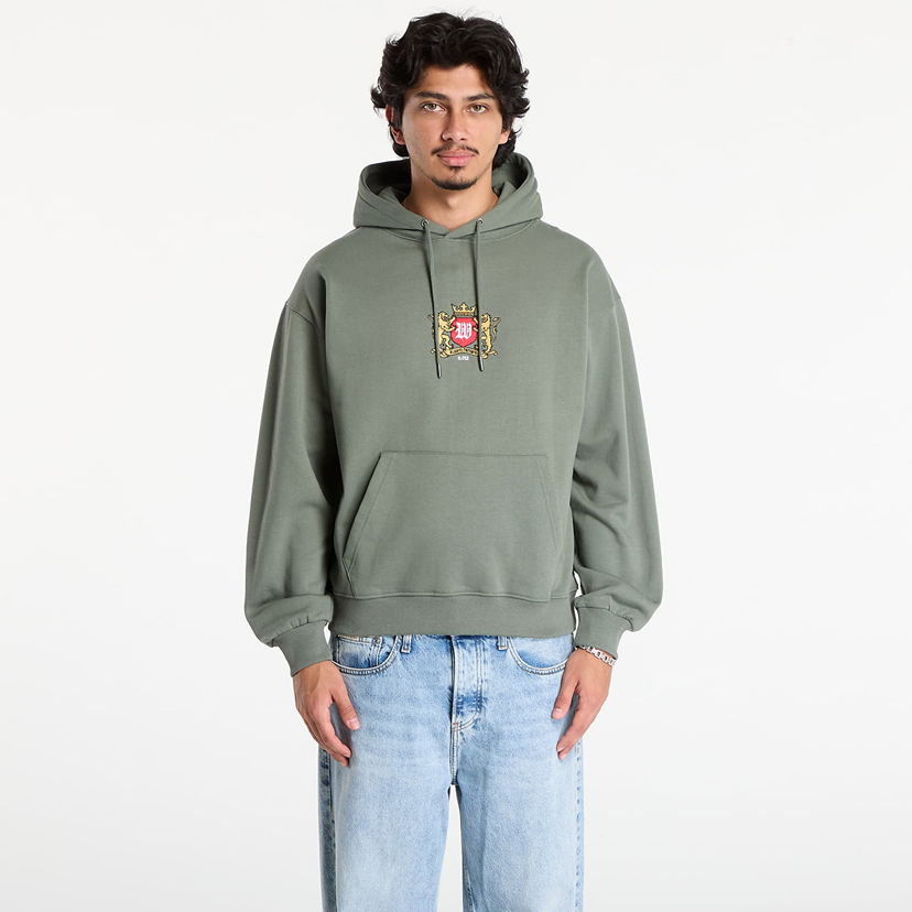 Sweatshirt Wasted Paris Wasted Paris Crest Hoodie Grön | WP_000290