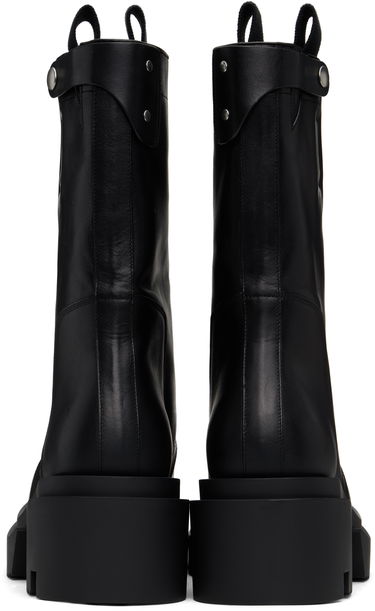 Kläder Rick Owens Rick Owens Hollywood Low Bogun Pull-On Boots Svart | RU01E5804 LOO, 1