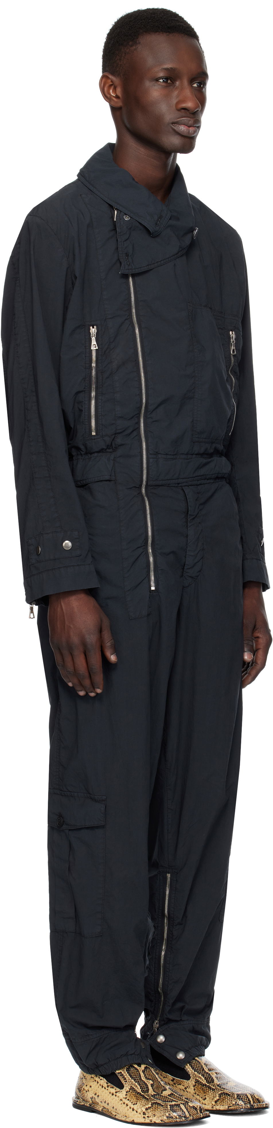 Jumpsuit Dries Van Noten Dries Van Noten Overdyed Jumpsuit Svart | 251-020957-1148, 1