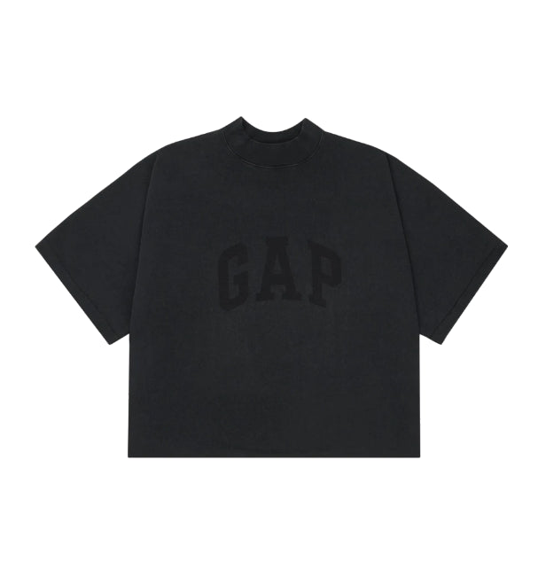 T-shirt GAP Yeezy Gap Engineered by Balenciaga Washed T-Shirt Svart | 473112-00