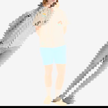 Skjorta Portuguese Flannel Flannel Embroidered Vacation Shirt Beige | SS25-086-NAT, 4