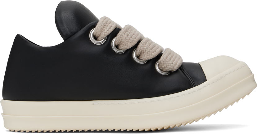 Sneakers och skor Rick Owens Rick Owens Hollywood Jumbolace Low Svart | RU01E5893 LLPPW2