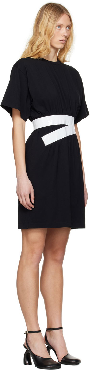 Klä Maison Margiela MM6 Maison Margiela Taped Jersey Dress Vit | S52DA0063 M20048, 4