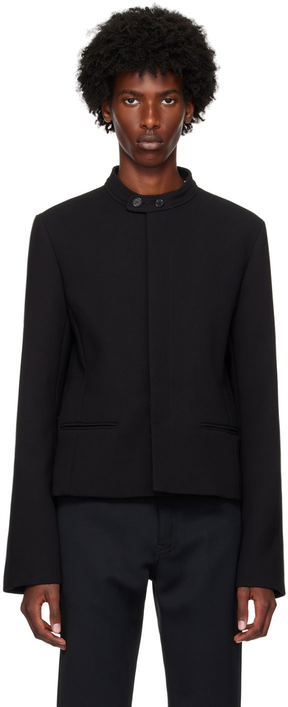 Jacka Courrèges Courrèges Tailored Heritage Jacket Svart | 324CVE092PL0052