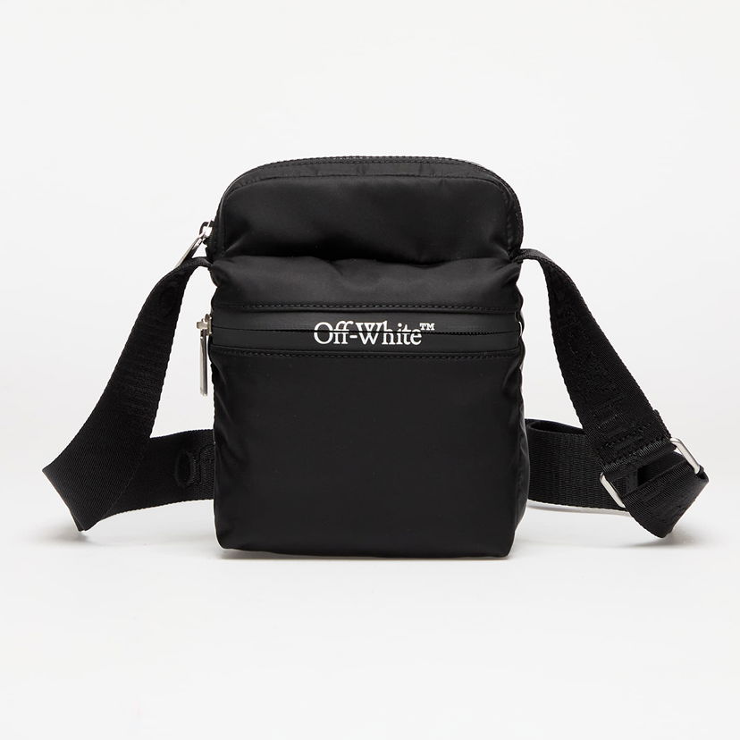 Axelväska Off-White Black Nylon Crossbody Bag Svart | OMNQ082C99FAB0011000