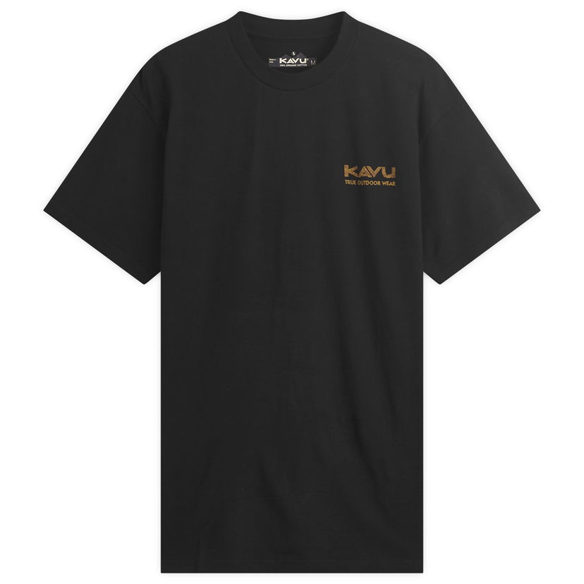 T-shirt KAVU Range T-Shirt, Size Small Svart | 8135-20