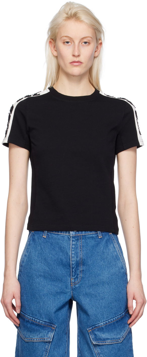 T-shirt Dion Lee Dion Lee Slim T-Shirt Svart | C3162PS24