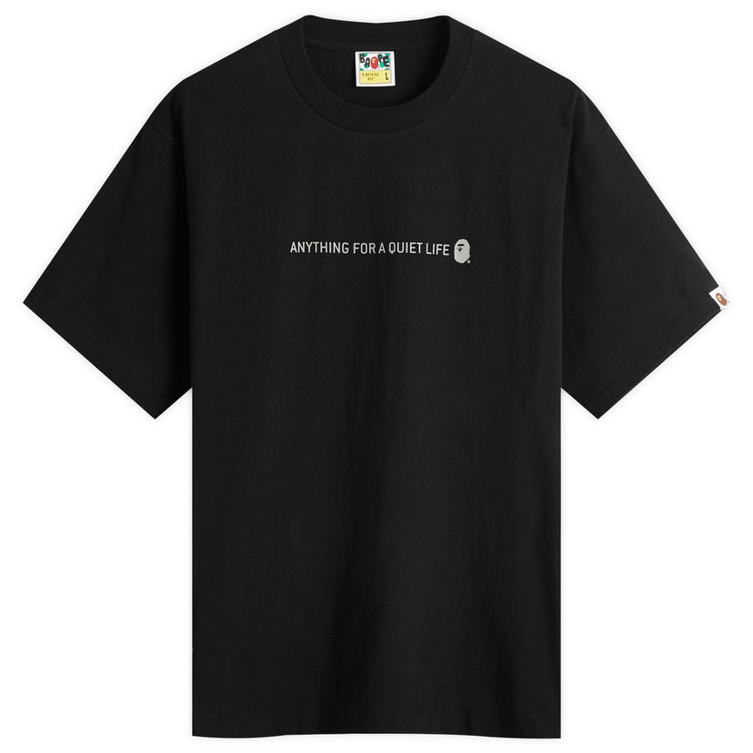 T-shirt BAPE Reflector Industrial Logo T-Shirt, Size Large Svart | 001TEL301050M-BLK