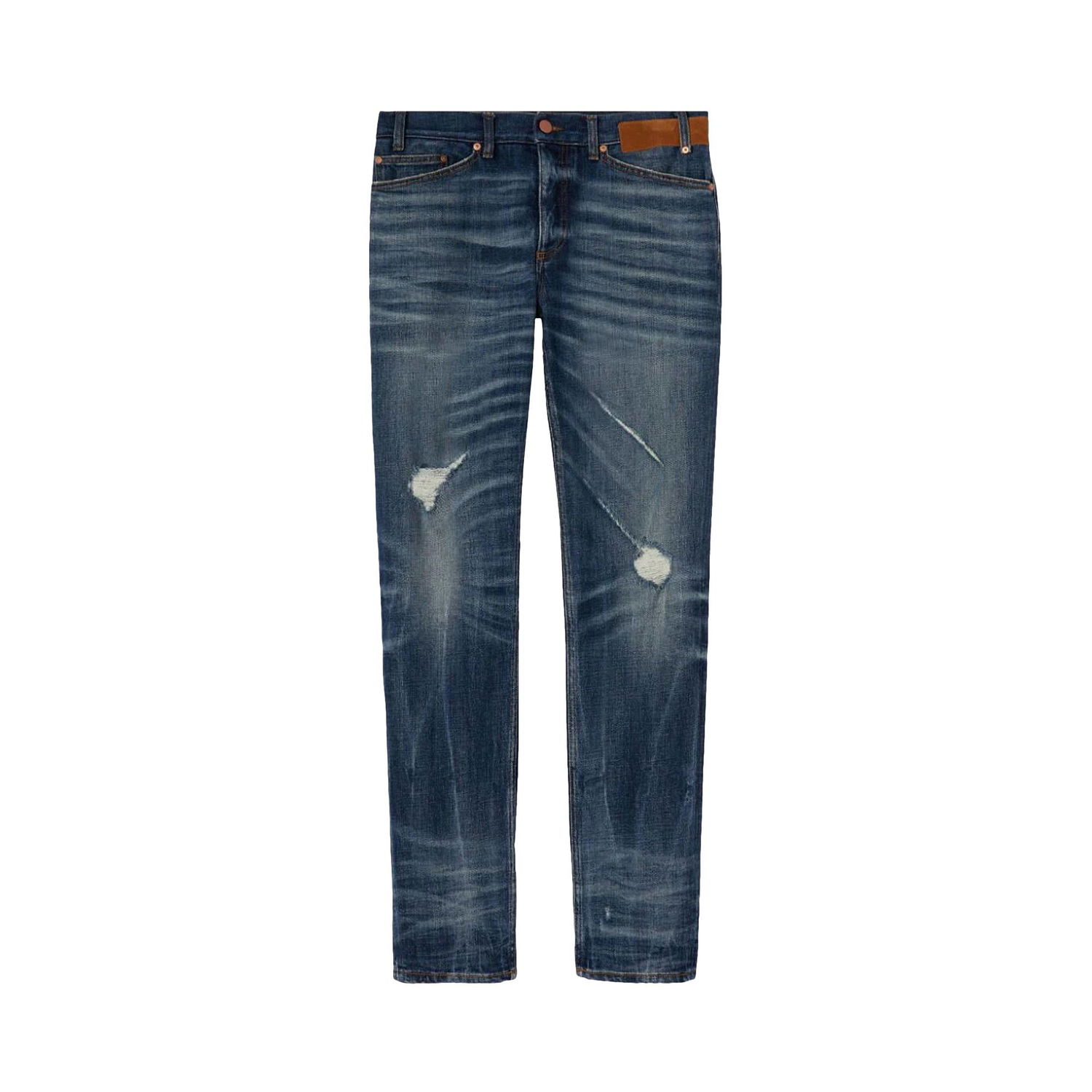 Jeans Palm Angels Slim 5 Pockets Denim Jeans Mörkblå | PMYA027S22DEN0014560, 1