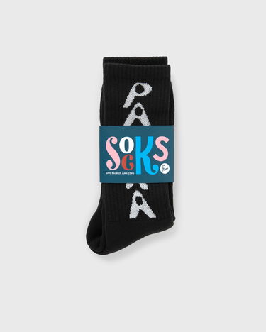Strumpor By Parra Hole logo crew socks Svart | 51176, 0