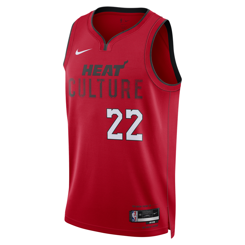 Jersey Nike Dri-FIT NBA Swingman Jimmy Butler Miami Heat City Edition 2024/25 Röd | FQ4348-661