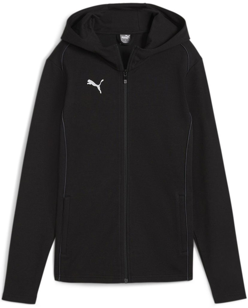 Sweatshirt Puma teamFINAL Casuals Hooded Jkt Wmn Svart | 658531-03