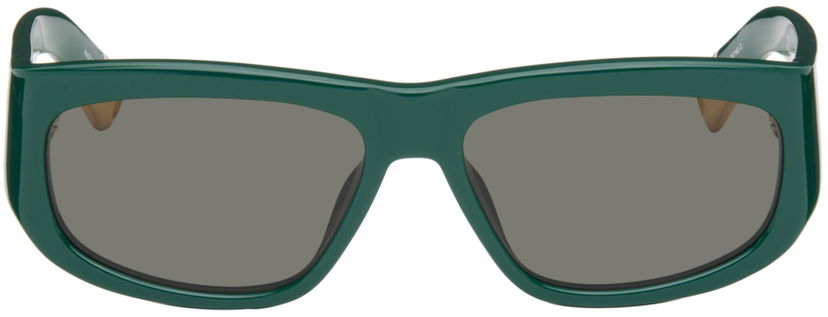 Solglasögon Jacquemus 'Les Lunettes Pilota' Sunglasses Grön | JAC2C3SUN