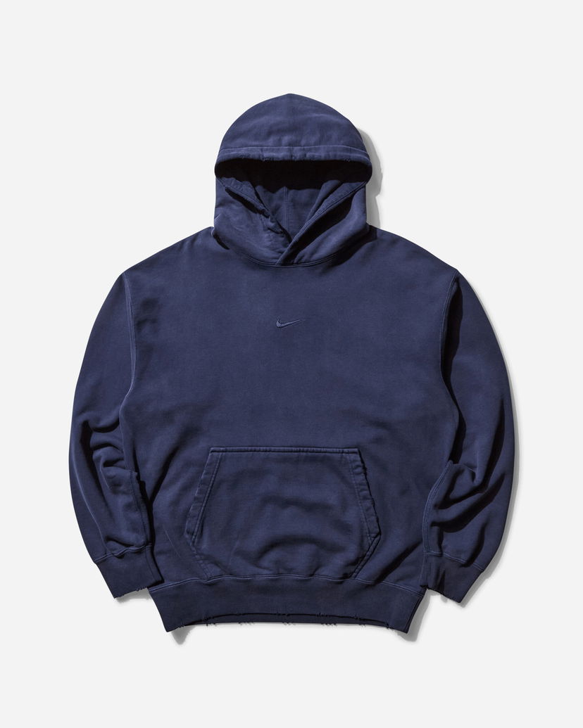 Sweatshirt Nike Solo Swoosh French Terry Hoodie Mörkblå | IB8749-451