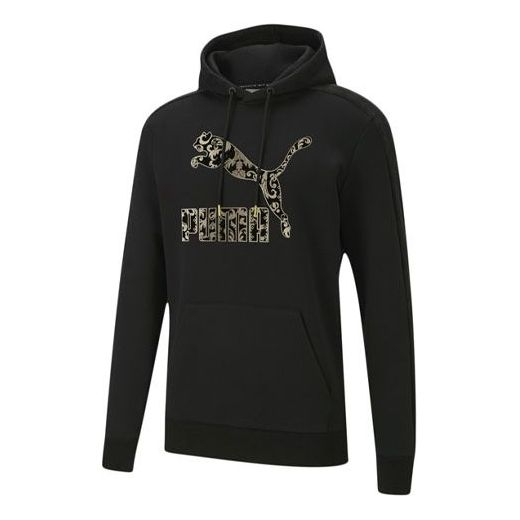 Sweatshirt Puma Graphic Hoodie Svart | 530304-01
