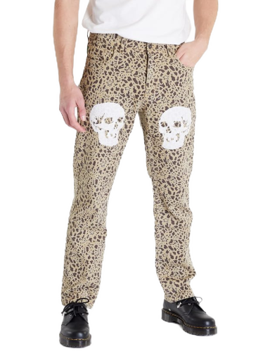 Byxor Pleasures Wisdom Pants Beige | P22F039 TAN